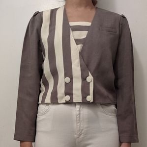 VINTAGE ASYMMETRICAL JACKET